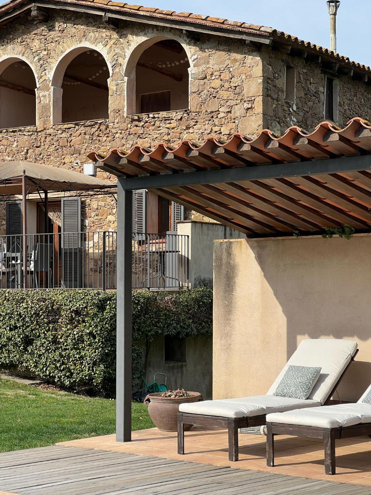 Masia Quelet La Vall de Bianya Exterior foto