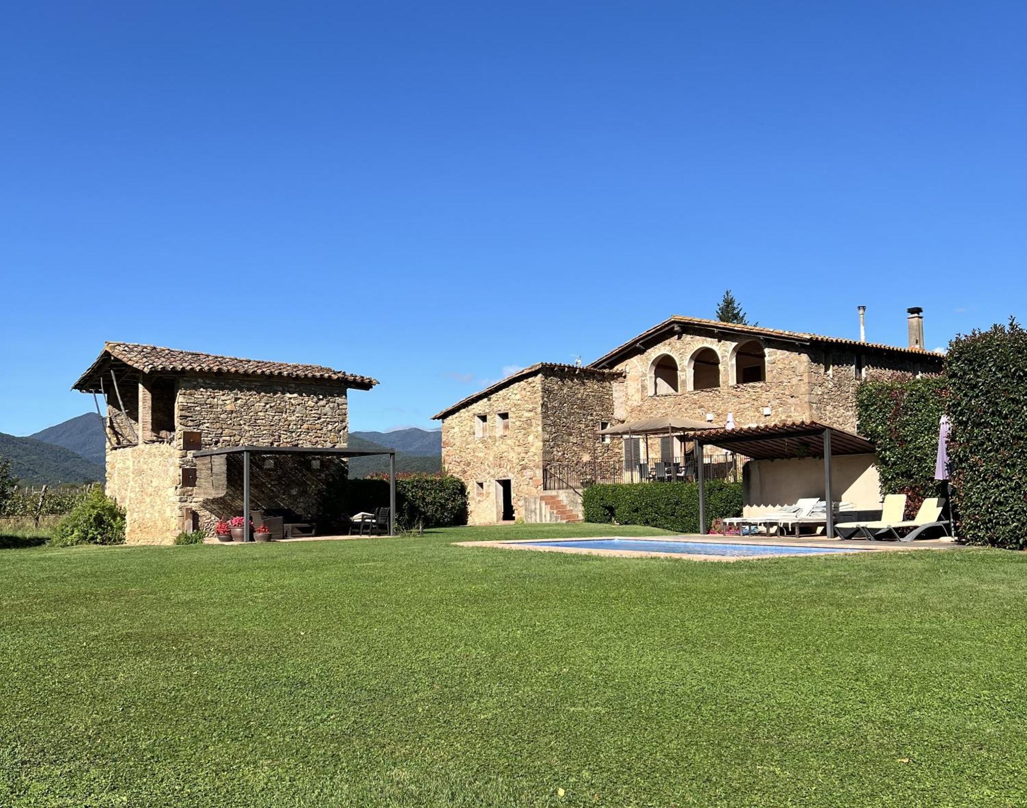 Masia Quelet La Vall de Bianya Exterior foto